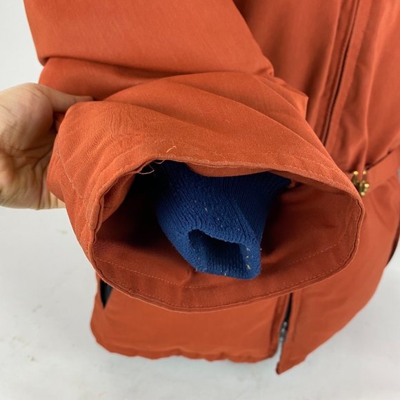 Vintage Frostline Kit Goose Down Coat Parka Jacket Orange Mens Size Medium - Picture 9 of 12